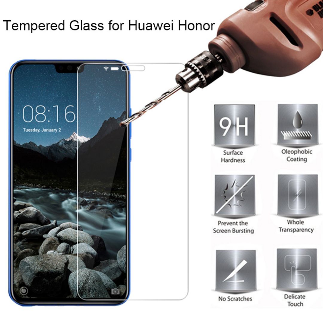 Huawei Honor 7C 7A (2) телефонындағы 9H HD қорғаныс әйнегі