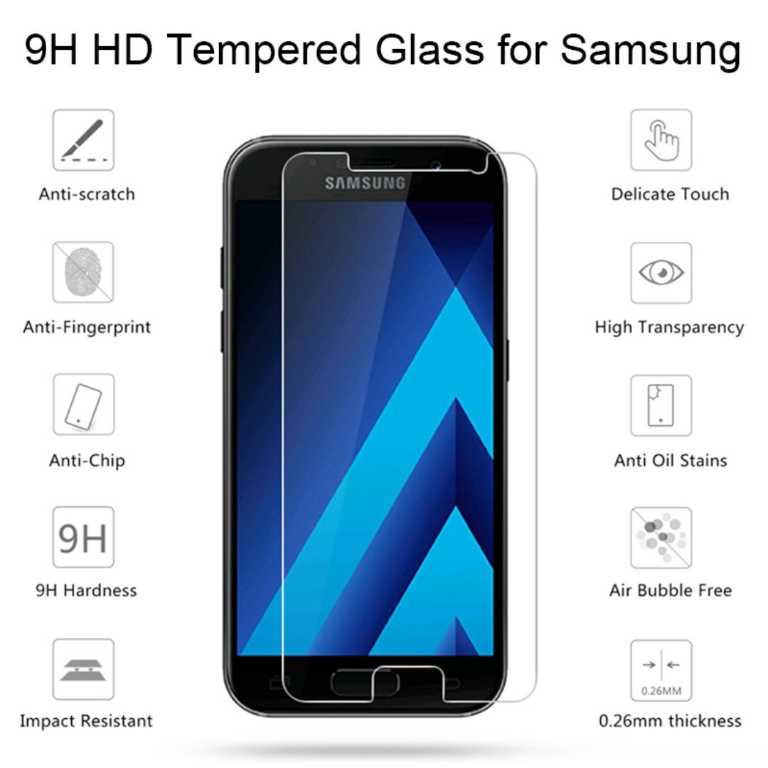 Samsung Galaxy S6 S7 အတွက် HD Ultra Clear Protective Glass (၃)၊