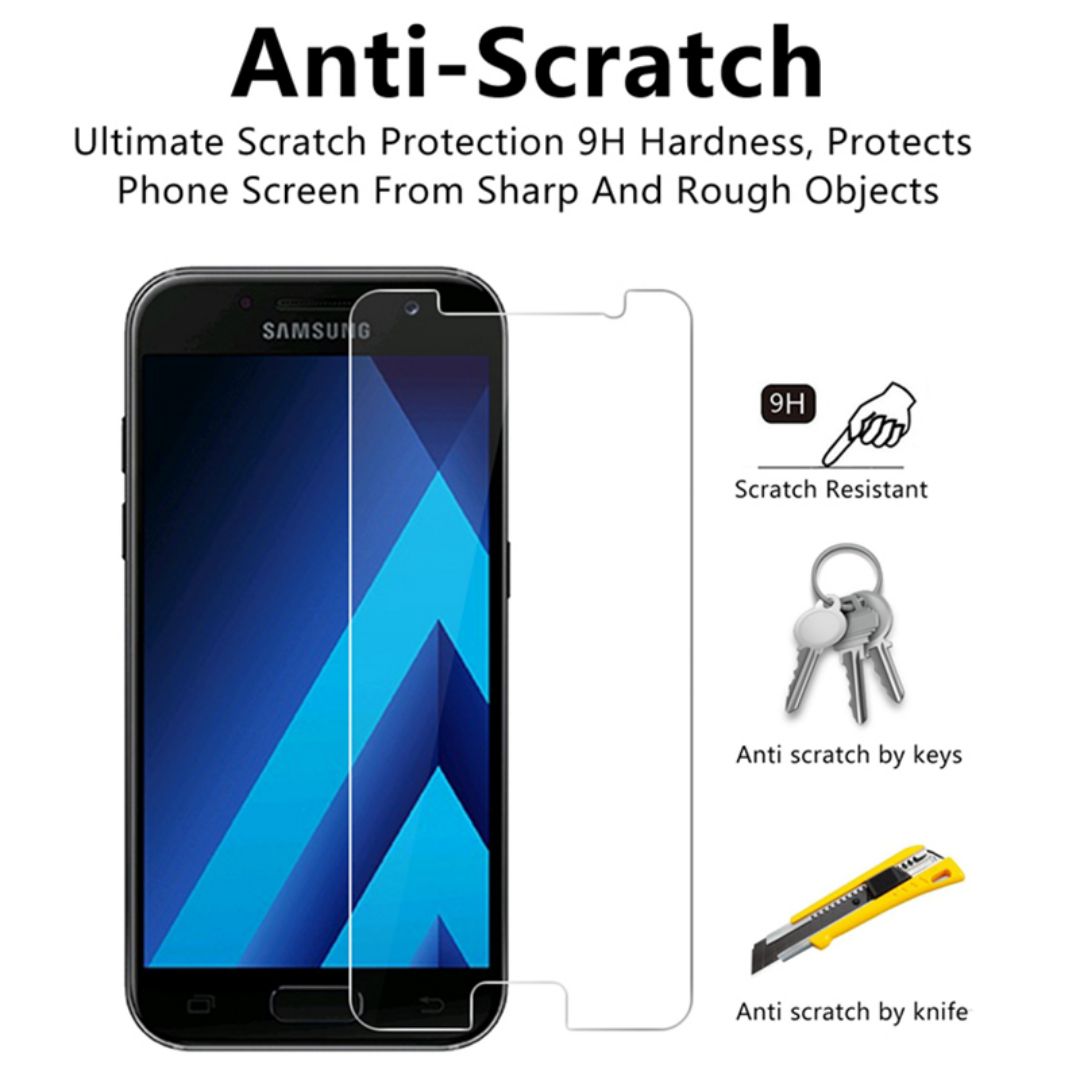 Samsung Galaxy S6 S7 સ્ક્રીન પ્રોટેક્ટર (5) માટે HD અલ્ટ્રા ક્લિયર પ્રોટેક્ટિવ ગ્લાસ